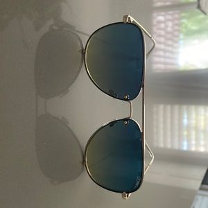 High Key Rimless Quay Sunglasses